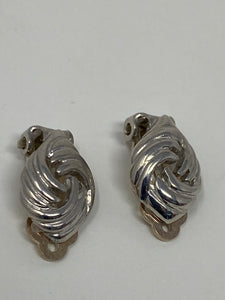 Silver Clip on Earrings