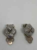 Load image into Gallery viewer, Silver Clip on Earrings
