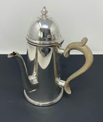 Load image into Gallery viewer, Antique Silver Plated Side Handled Coffee/Chocolate Pot

