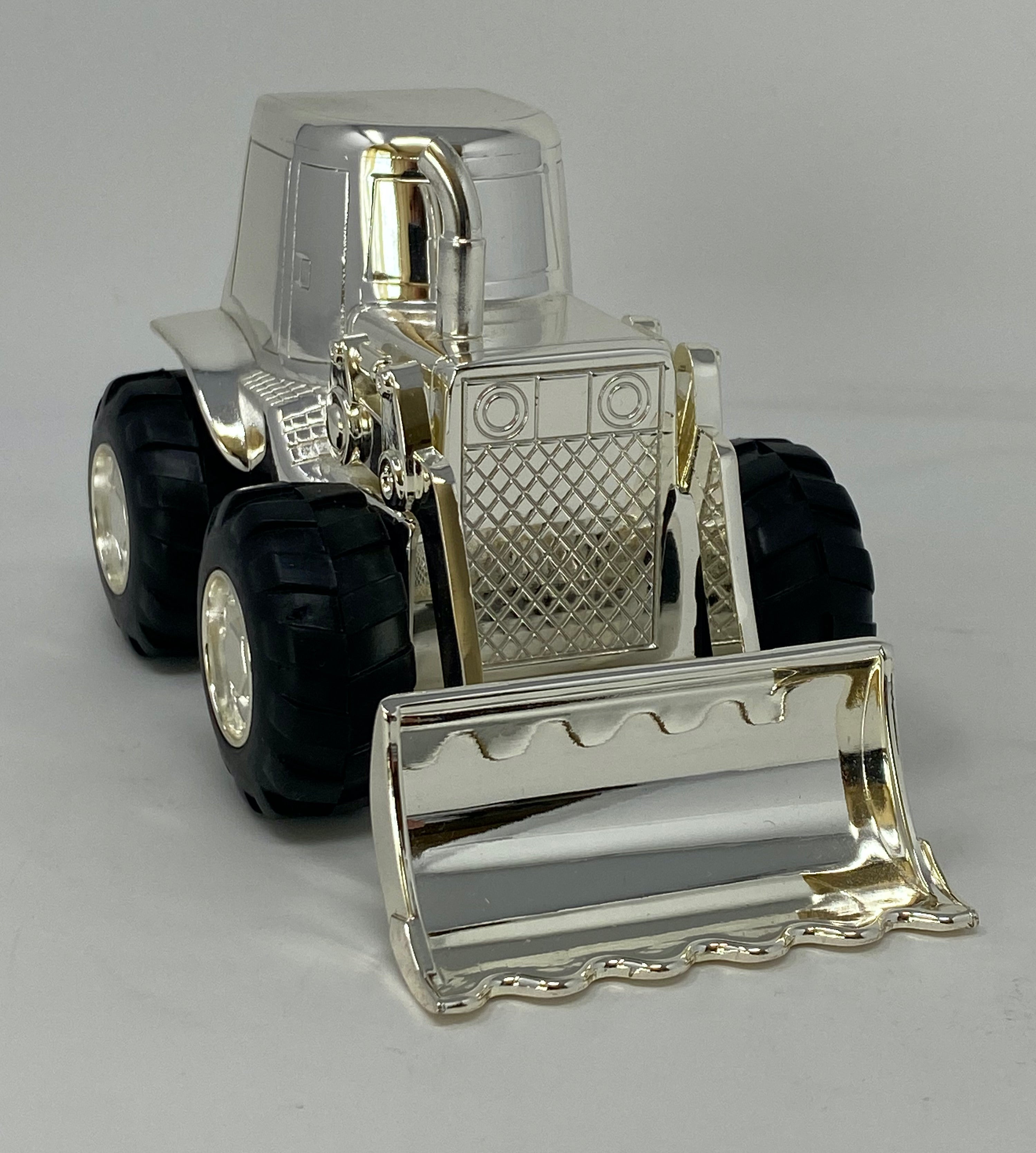 Silver Plated Digger Money Box