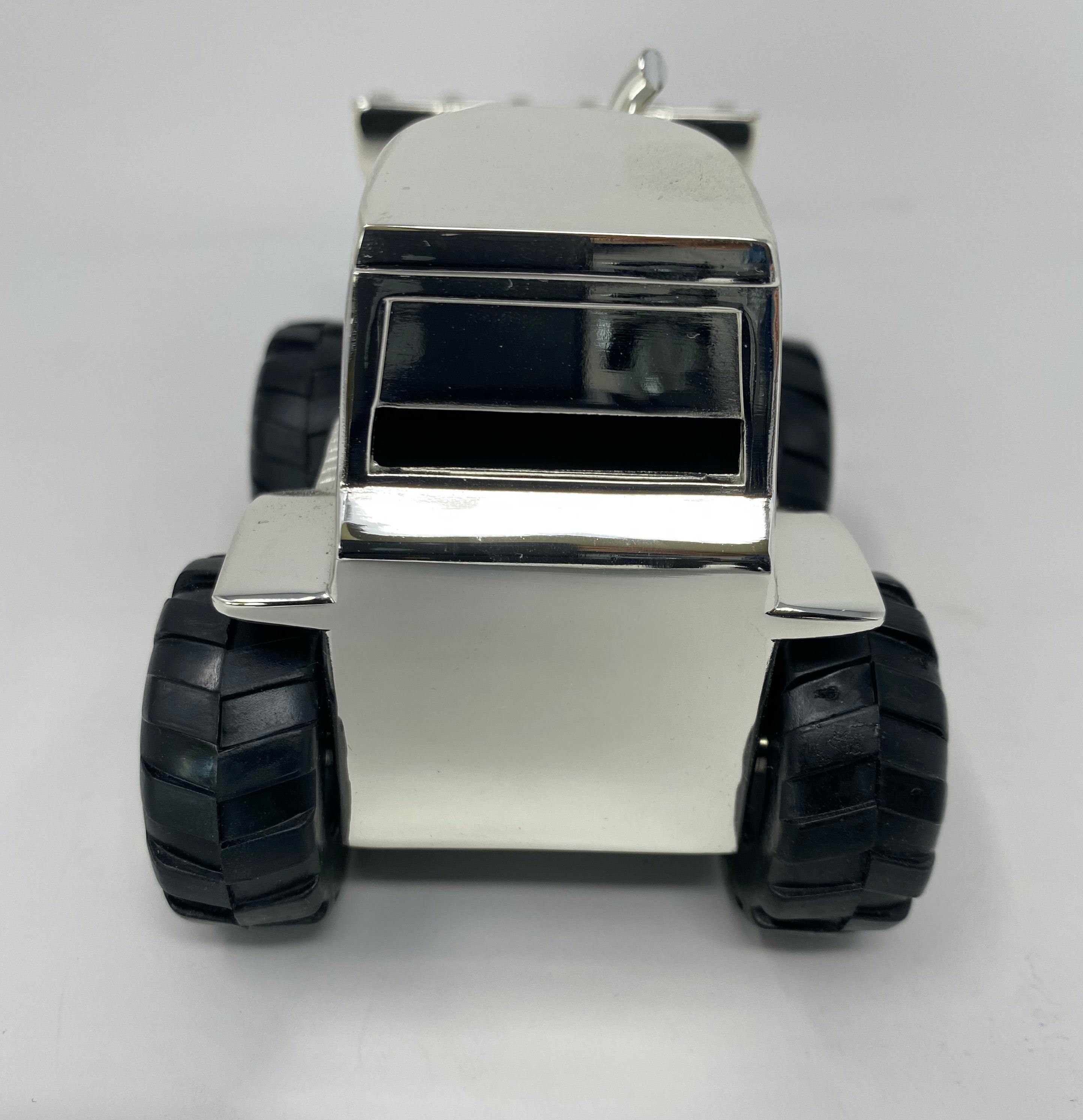 Silver Plated Digger Money Box