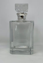 Load image into Gallery viewer, Silver and Glass Oblong Decanter

