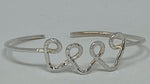 Load image into Gallery viewer, Silver Arts &amp; Crafts Bangle
