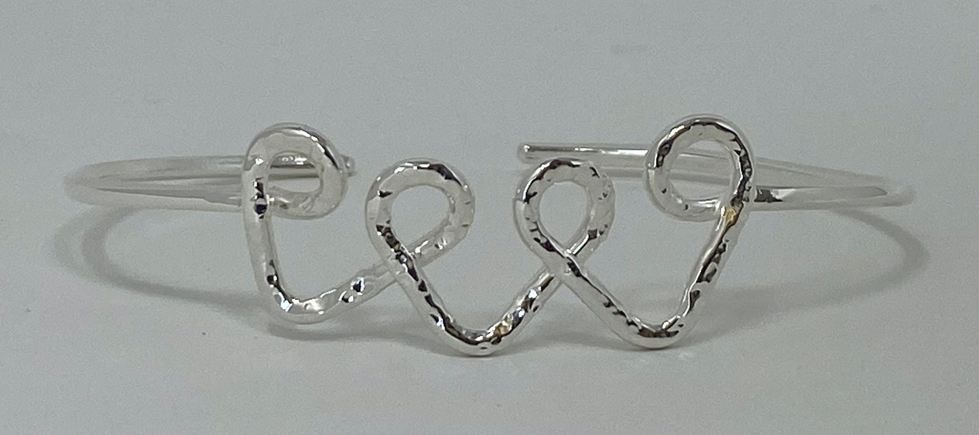 Silver Arts & Crafts Bangle