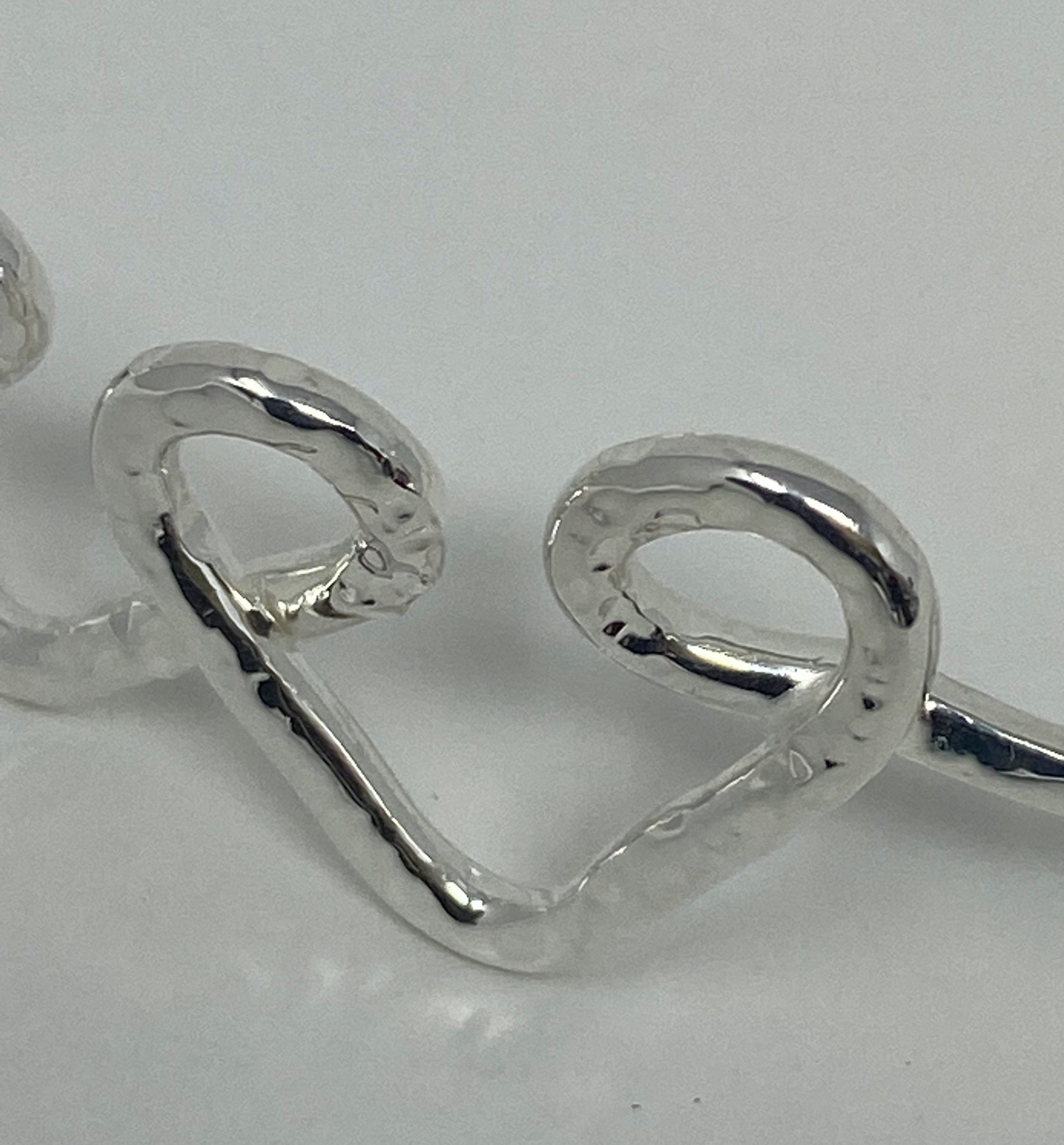 Silver Arts & Crafts Bangle