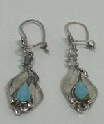 Load image into Gallery viewer, Vintage Silver and Turquoise Earrings
