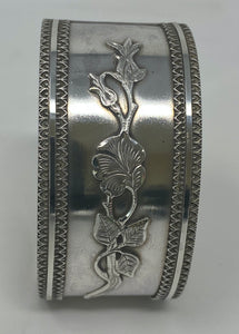 Antique Victorian Silver Cuff Bangle