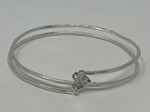 Load image into Gallery viewer, Silver Arts &amp; Crafts Bangle
