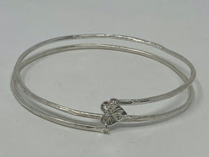 Silver Arts & Crafts Bangle
