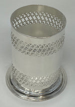 Load image into Gallery viewer, Antique Silver Plate Bottle/Syphon Holder
