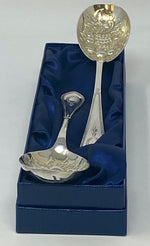 Load image into Gallery viewer, Antique Silver Plate Berry Spoons
