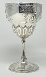 Load image into Gallery viewer, Antique Victorian Silver Plated Chased Goblet
