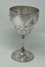 Load image into Gallery viewer, Antique Victorian Silver Plated Chased Goblet
