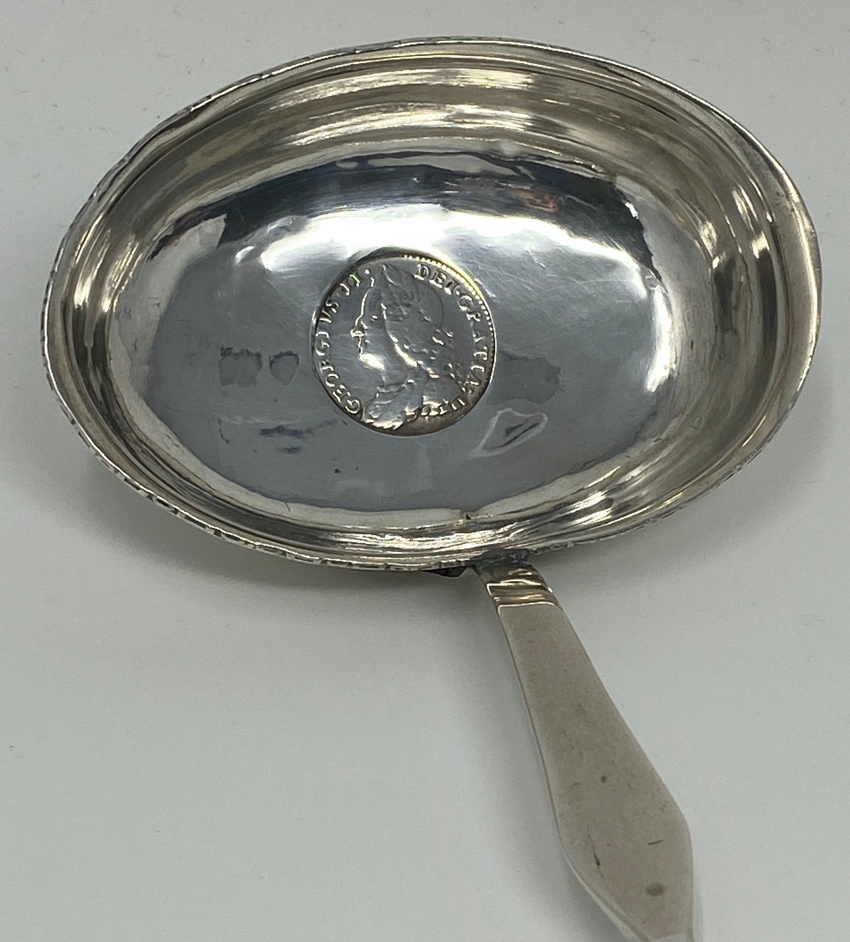 Antique Silver Toddy Ladle