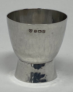 Silver Hand Beaten Egg Cup