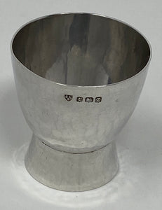 Silver Hand Beaten Egg Cup