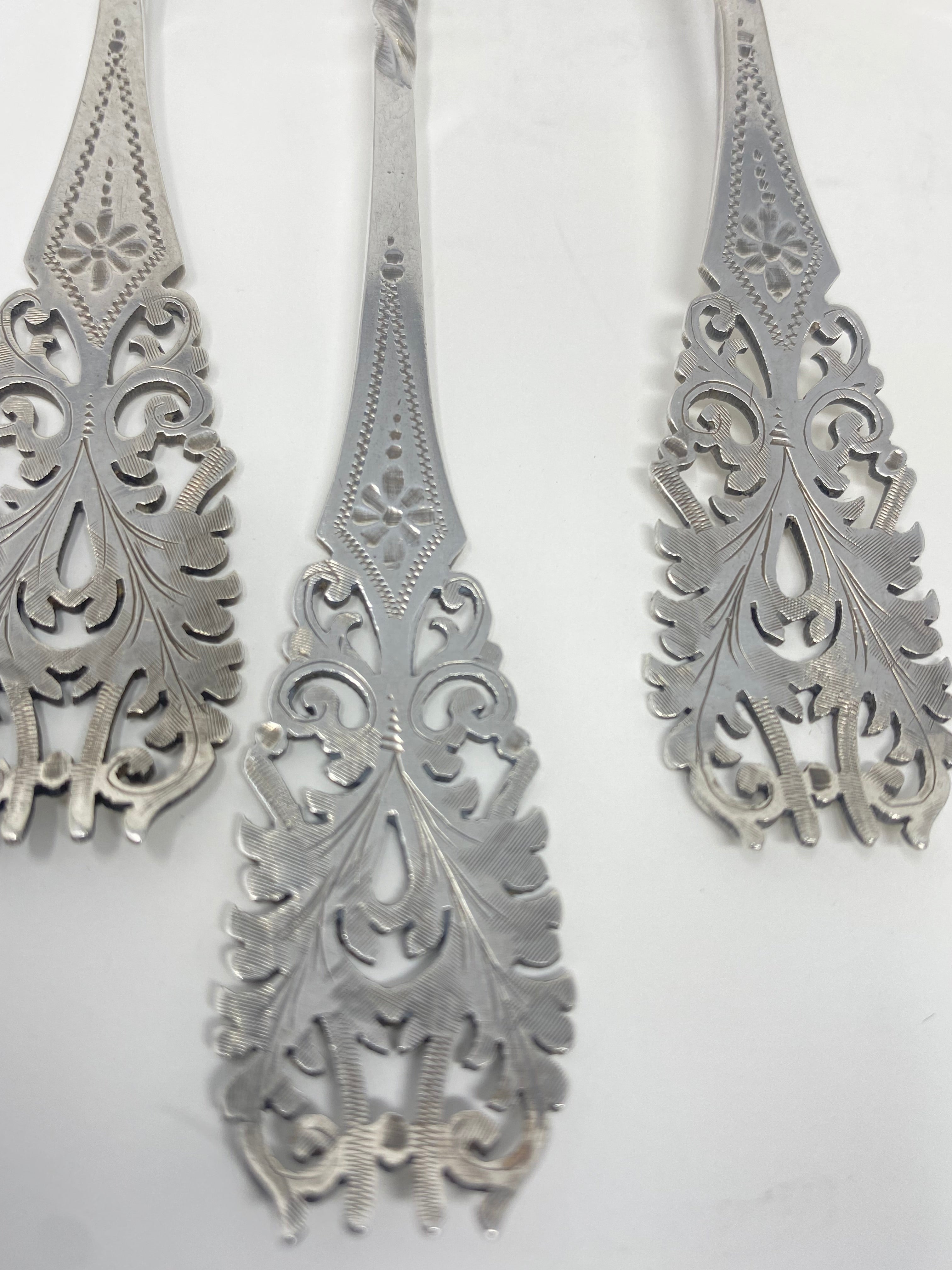 Victorian Silver Plated Canape Set