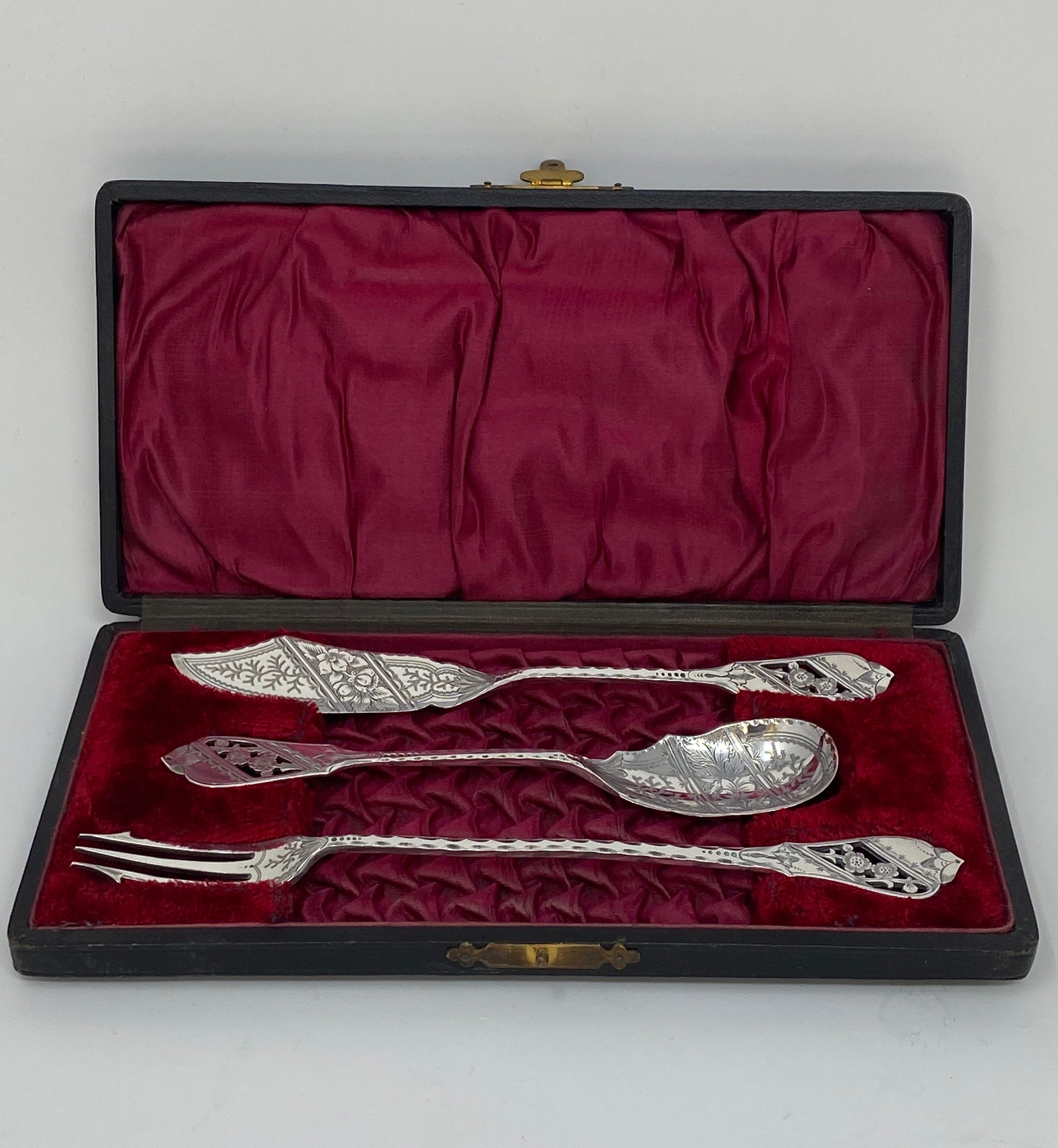 Antique Silver Plated Canape Set