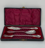 Load image into Gallery viewer, Antique Silver Plated Canape Set
