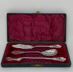 Load image into Gallery viewer, Antique Silver Plated Canape Set
