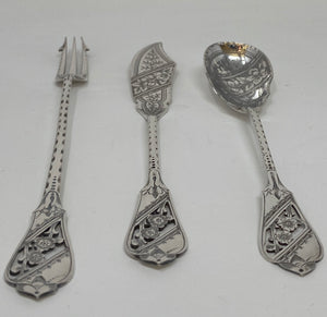 Antique Silver Plated Canape Set