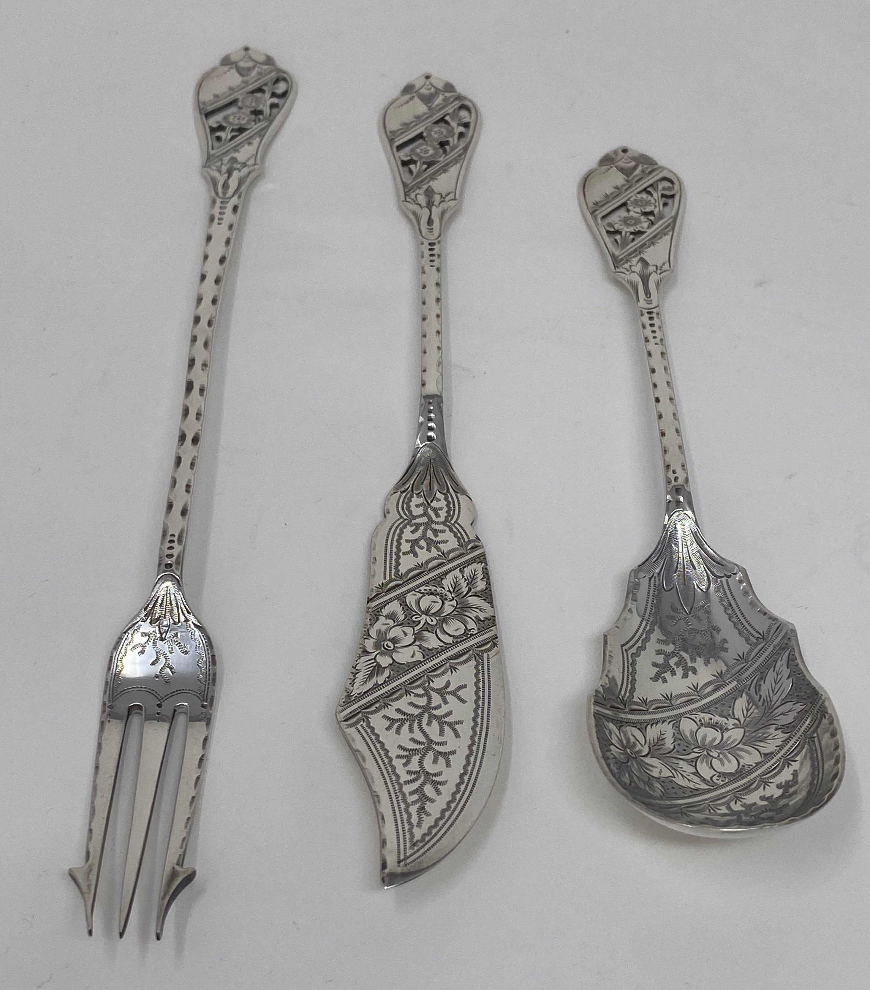 Antique Silver Plated Canape Set