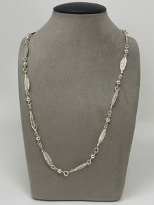 Silver Feather Necklace