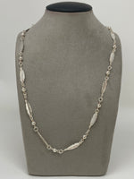 Load image into Gallery viewer, Silver Feather Necklace
