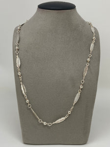 Silver Feather Necklace