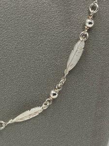 Silver Feather Necklace