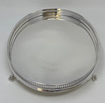 Load image into Gallery viewer, Antique Silver Plated Gallery Salver
