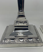 Load image into Gallery viewer, Antique Silver Plated Candlesticks
