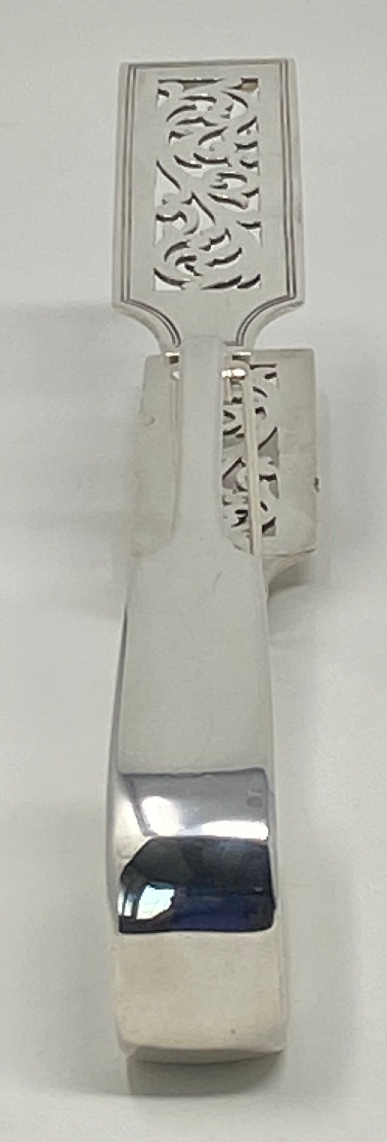 Antique Victorian Silver Asparagus Servers