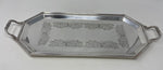 Load image into Gallery viewer, Antique Silver Plated Sandwich Tray
