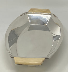 Silver Art Deco Dish