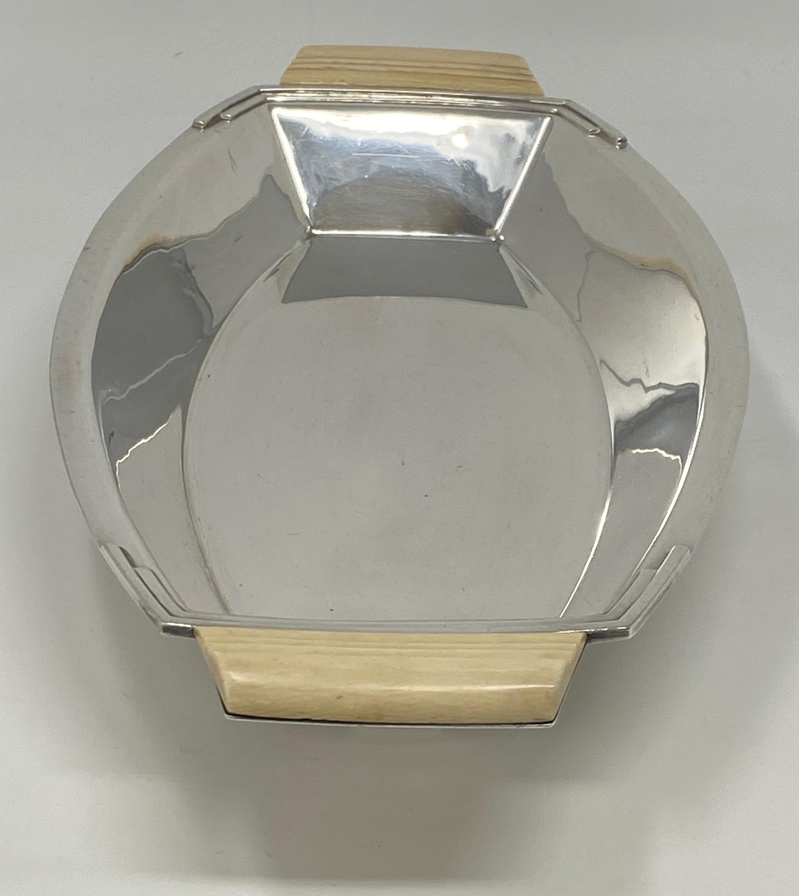 Silver Art Deco Dish