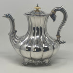 Load image into Gallery viewer, Antique Old Sheffield Plated Melon Style Coffee Pot
