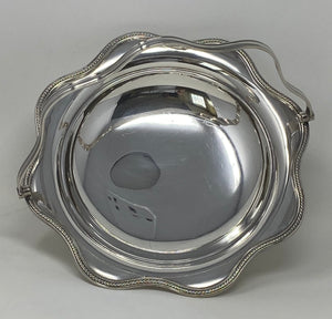 Antique silver Plated Cake Basket