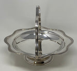 Load image into Gallery viewer, Antique silver Plated Cake Basket
