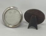 Load image into Gallery viewer, Pair of Antique Silver Round Photo Frames
