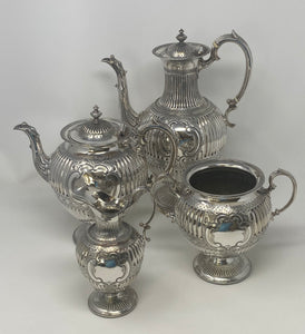 Antique Silver Plated Tea Set