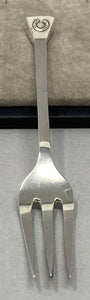 Silver Horse Shoe Pastry/Fruit Forks