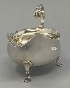 Antique Silver Plated Pair Sauce Boats